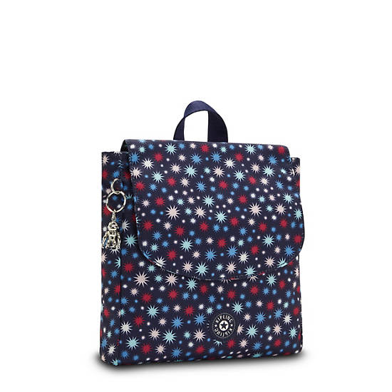 Kipling Dannie Printed Small Rugzak Blauw | België 1668ZU